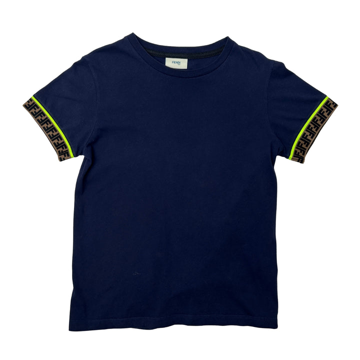 FENDI FF TRIM T-SHIRT – NAVY – 12 YEARS