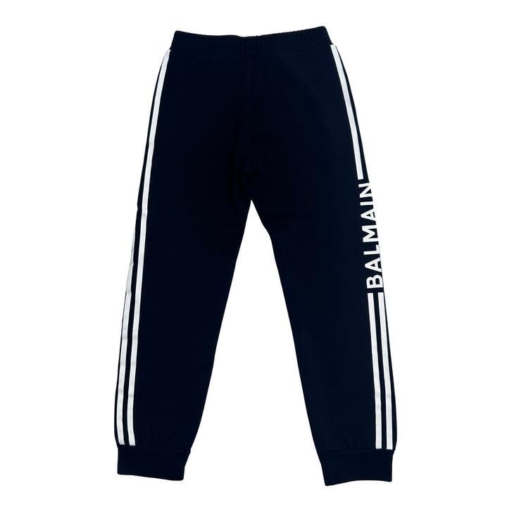 BALMAIN LOGO JOGGERS – BLACK – 12 YEARS