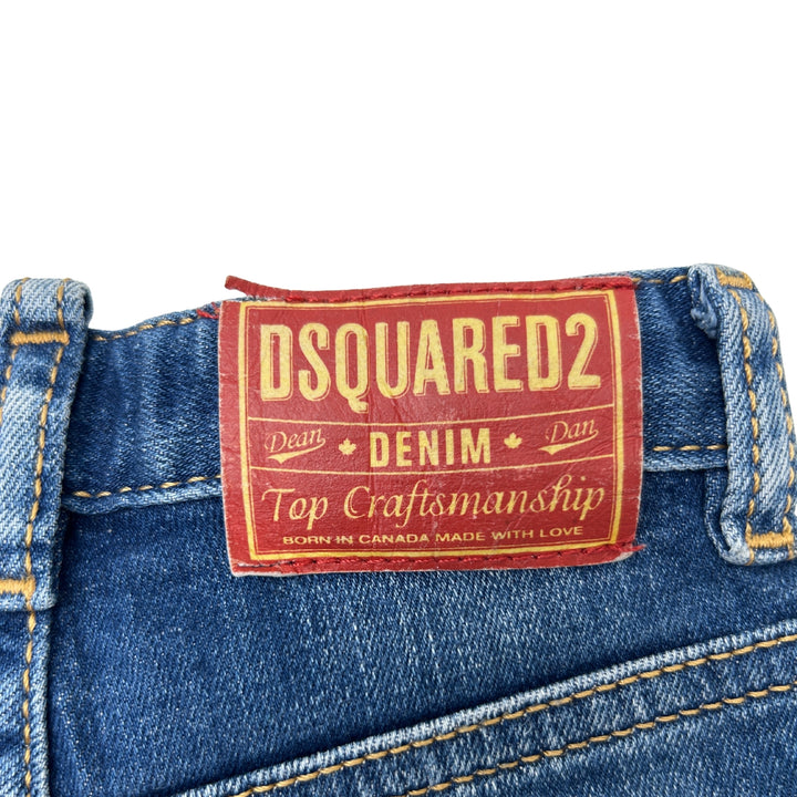 DSQUARED2 DISTRESSED DENIM JEANS – BLUE – 12 MONTHS