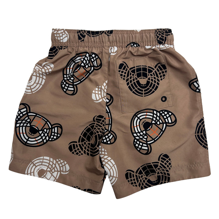 BURBERRY TB MONOGRAM SWIM SHORTS – BEIGE – 2 YEARS