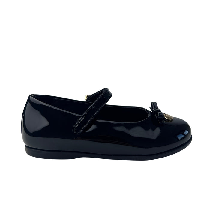 DOLCE &amp; GABBANA PATENT MARY JANE SHOES – BLACK – SIZE 23