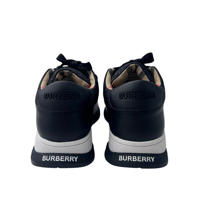 BURBERRY STRAP TRAINERS – BLACK – SIZE 31