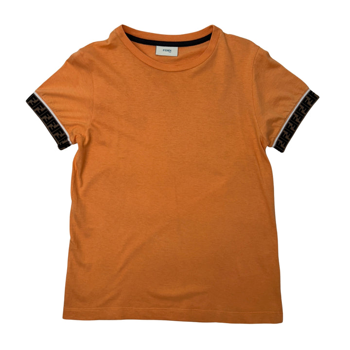 FENDI FF TRIM T-SHIRT – ORANGE – 12 YEARS