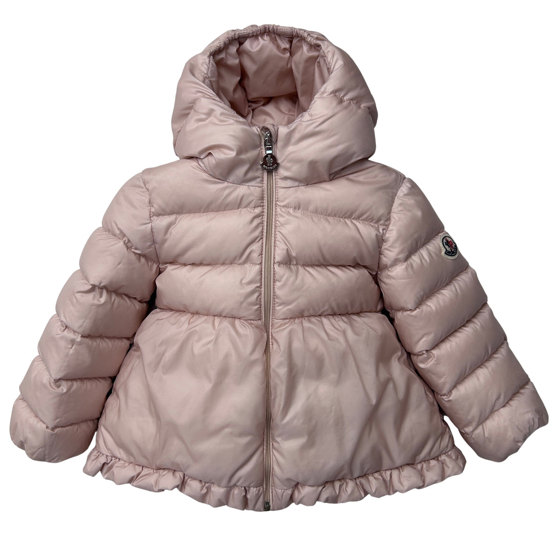 MONCLER ODILE DOWN JACKET – PINK – AGE 18–24 MONTHS