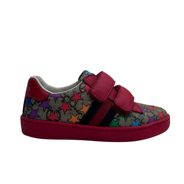 GUCCI GG SUPREME STAR VELCRO TRAINERS – BEIGE – SIZE 24