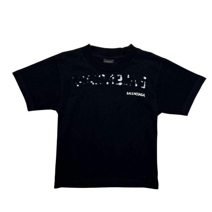 BALENCIAGA LOGO PRINT T-SHIRT – BLACK – 4 YEARS