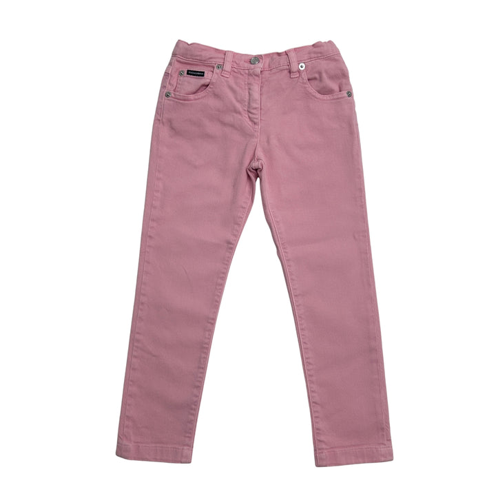 DOLCE &amp; GABBANA SKINNY JEANS – PINK – 6 YEARS