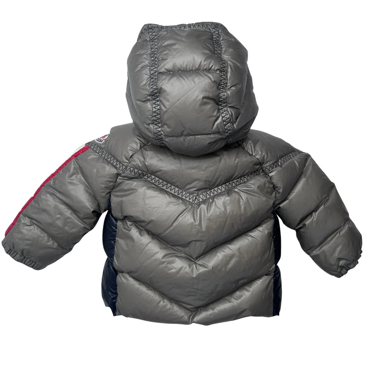 MONCLER CYPRIEN DOWN JACKET – GREY – 9–12 MONTHS