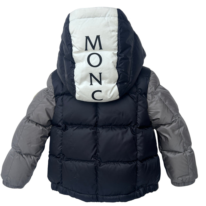 MONCLER ACHILLIOS GIUBBOTTO DOWN JACKET – NAVY – 12–18 MONTHS
