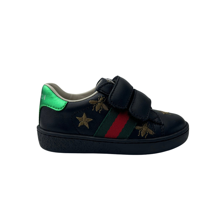 GUCCI BEE TRAINERS – BLACK – SIZE 20