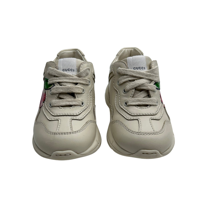 GUCCI GG APPLE TRAINERS – CREAM – SIZE 21